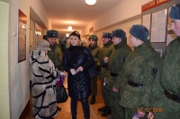 Елена Рогова  посетила  войсковую  часть в г. Заречном