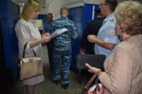 Елена Рогова в рамках обращения посетила отдел полиции №1 УМВД России по городу Пензе
