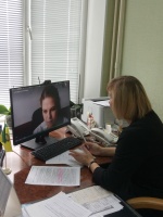 Елена Рогова  провела   скайп - прием жителей  Пачелмского района