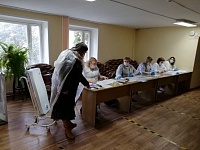 Руководитель аппарата Уполномоченного посетила избирательный участок в ГАУСО "Пензенский дом ветеранов"